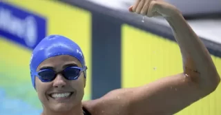 Mariana Gesteira, atleta paralímpica da natação (Crédito: Douglas Magno – CPB)