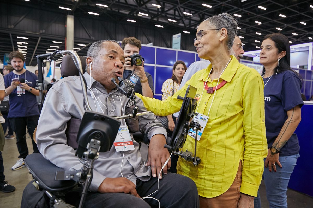 Marina Silva prestigia a Reatech